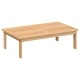 Градински комплект диван от масивна акациева дървесина, 5 части
