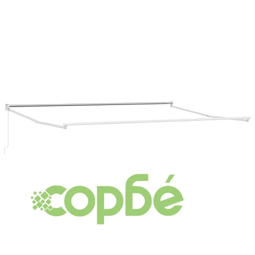 Прибираща се тента Кремаво 4 x 2 м, 100% полиестер и алуминий ➤ топ цена ➤ sorbe.bg