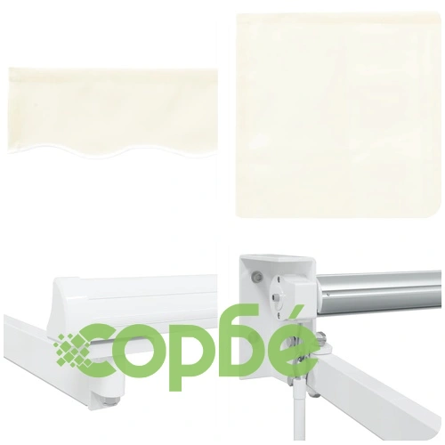 Изтегляем сенник с LED осветление, 2,5 x 2 м, полиестер с ПУ покритие ➤ топ цена ➤ sorbe.bg