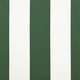 Ръчен прибиращ се сенник със соларни LED светлини, полиестер, 4 x 2 м, зелено и бяло