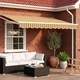 Изтегляем сенник с LED осветление, 3 x 2,5 м, полиестер с ПУ покритие