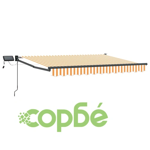 Сенник с ръчно управление и LED осветление, 2,5 x 2 м ➤ топ цена ➤ sorbe.bg
