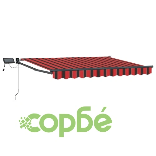 Изтегляем сенник с LED осветление, 2,5 x 2 м, полиестер с ПУ покритие ➤ топ цена ➤ sorbe.bg