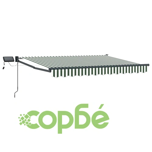 Изтегляем сенник с LED осветление, 2,5 x 2 m, полиестер с ПУ покритие ➤ топ цена ➤ sorbe.bg