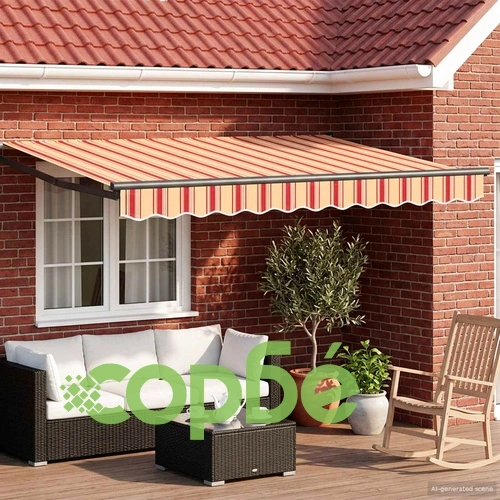 Изтегляем сенник с LED осветление, полиестер, 3,5 x 2,5 м ➤ топ цена ➤ sorbe.bg