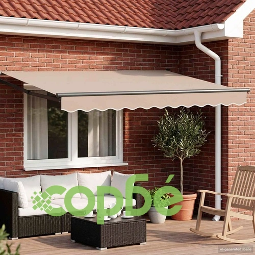 Изтегляем сенник със соларни LED светлини, 3,5 x 2,5 м ➤ топ цена ➤ sorbe.bg