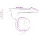 Електрически разтегателен сенник Бордо и Бяло, алуминий, 2,5 x 2 m