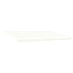 Ръчен сенник с LED осветление, алуминиева рамка, слонова кост/бяло, 4 x 3 м