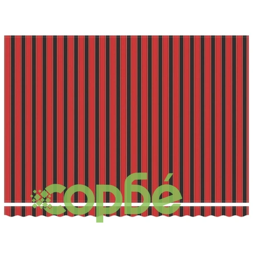 Електрически прибираем сенник от полиестер с PU покритие, 4,5 x 3 m, оранжев, черен и жълт ➤ топ цена ➤ sorbe.bg