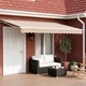 Електрически прибираем сенник Бежово 4,5 x 3,5 m, стомана и алуминий