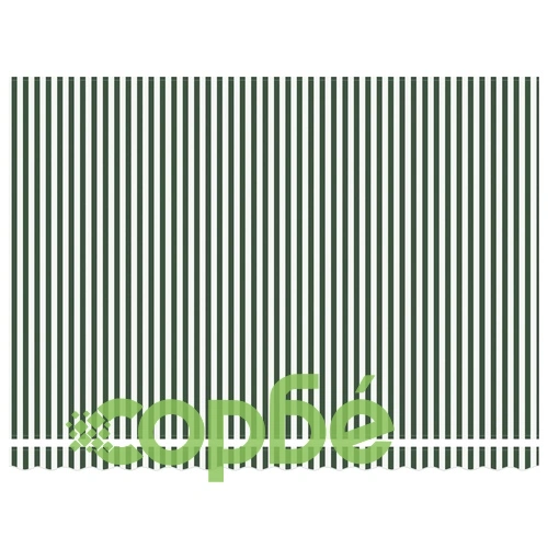 Електрически прибираем сенник 4 х 3,5 м, полиестер с PU покритие, зелено/бяло/антрацит ➤ топ цена ➤ sorbe.bg