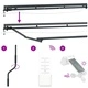 Електрически сенник с дистанционно управление 4 x 3 m, полиестер с PU покритие, алуминиева рамка