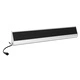 Електрически сгъваем сенник от алуминий и полиестер, 5 x 3 m, Бяло/Сиво/Антрацит