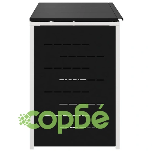 Външна кутия за контейнери за 3 кофи 240 л, неръждаема стомана, 207 x 77,5 x 112,5 см ➤ топ цена ➤ sorbe.bg
