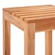 Комплект за бар на открито 7 части - масивно тиково дърво, 150 x 75 x 105 см