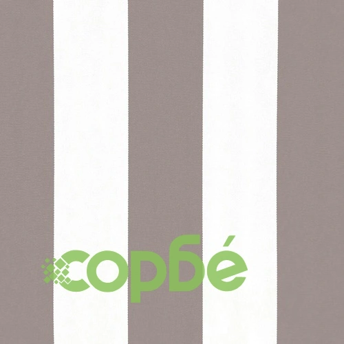 Прибираща се тента 4 x 3 m - светлосива и бяла, полиестер и метал ➤ топ цена ➤ sorbe.bg