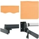 Прибираща се електрическа тента - пясъчен цвят, 5 x 3 m, полиестер и метал