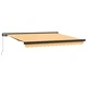 Прибираща се тента Пясък 500 x 300 см, плат и алуминий