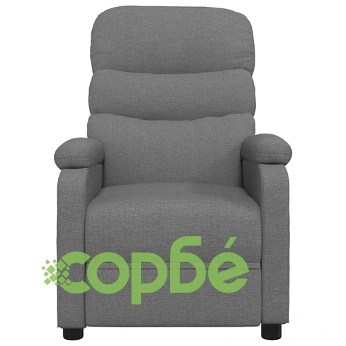 Реклайнер фотьойл тъмносив текстил с 3 позиции на наклон ➤ топ цена ➤ sorbe.bg