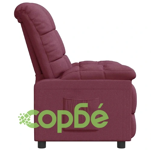 Стол реклайнер с 3 позиции на наклон, лилав, текстил, 74x99x102 см ➤ топ цена ➤ sorbe.bg