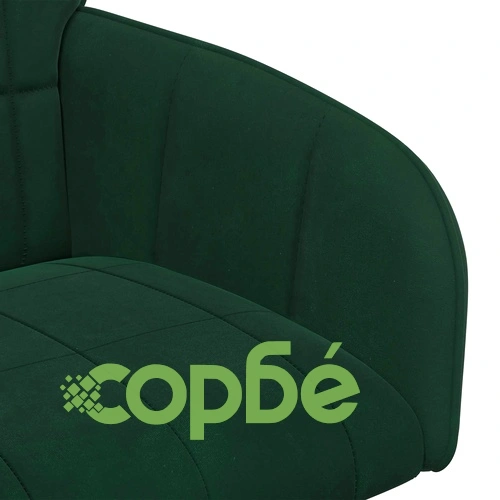 Трапезни столове 4 броя, Кадифе, Тъмнозелено, 57 x 50 x 85 см ➤ топ цена ➤ sorbe.bg