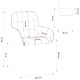 Трапезни столове 6 броя Кадифе Тъмносиво 57 x 50 x 85 см