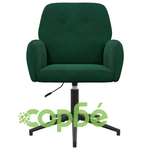 Въртящи се бюро столове от кадифе, 6 броя, 54 x 55 x 90 см ➤ топ цена ➤ sorbe.bg