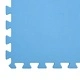 Мат за под басейн EVA пяна 6 бр., 60x60x1 см, син, 2,16 м²