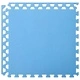 Мат за под басейн EVA пяна 6 бр., 60x60x1 см, син, 2,16 м²
