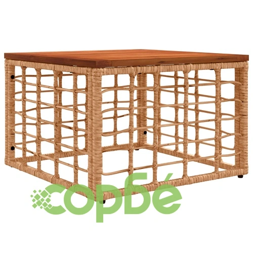 Комплект градински дивани от полиратан 12 части - естествено и кремавобяло ➤ топ цена ➤ sorbe.bg