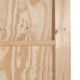 Плъзгаща врата от масивна борова дървесина, Натурално, 86 x 211 см