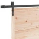 Плъзгаща врата 100 x 208 см, масивна борова дървесина