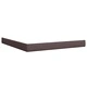 Легло с матрак и LED осветление, тъмно кафяво, 180 x 200 см, инженерна дървесина