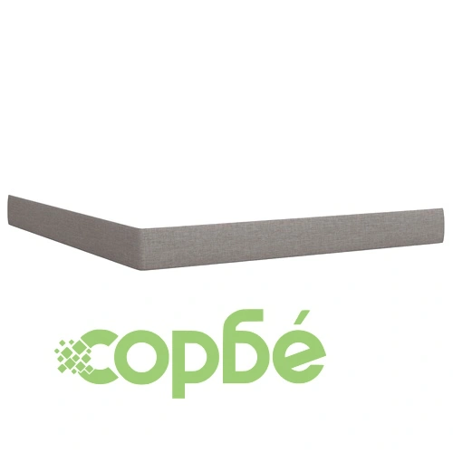 Легло с ракла за съхранение и матрак, Таупе, 180 x 200 см, Кадифе ➤ топ цена ➤ sorbe.bg