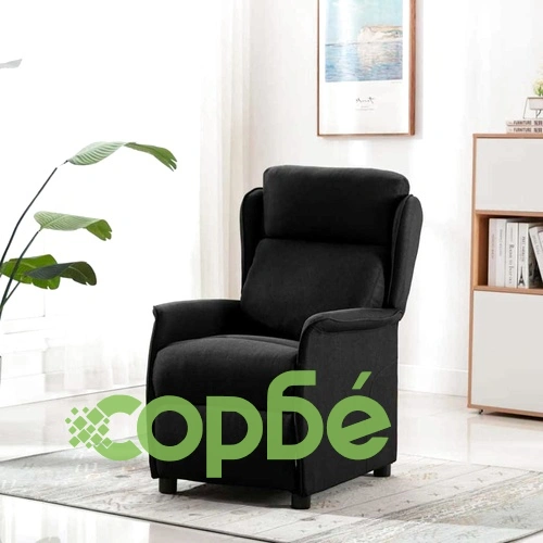 Масажен стол Черно, 93.5 x 67.5 x 101.5 см, текстил ➤ топ цена ➤ sorbe.bg