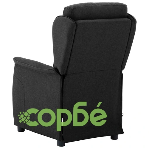 Масажен стол Черно, 93.5 x 67.5 x 101.5 см, текстил ➤ топ цена ➤ sorbe.bg