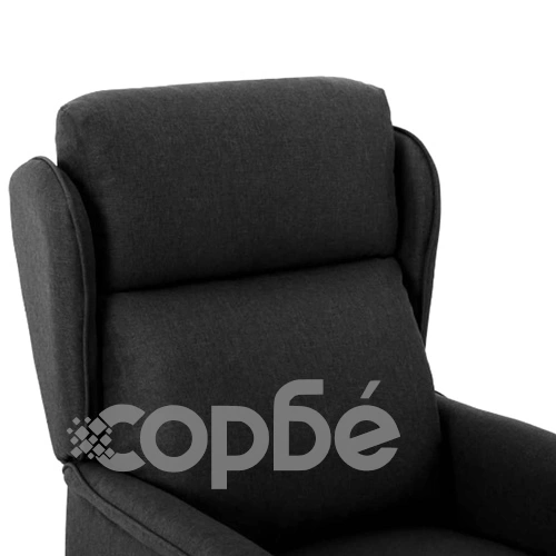 Масажен стол Черно, 93.5 x 67.5 x 101.5 см, текстил ➤ топ цена ➤ sorbe.bg