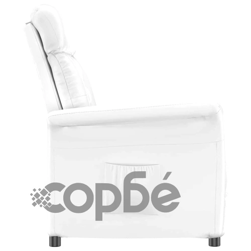 Ергономична Лежанка с Механизъм от Изкуствена Кожа, Крем, 71 x 96 x 96 см ➤ топ цена ➤ sorbe.bg