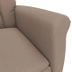 Реклайнер Таупе от Микрофибърна тъкан 70.5 x 96.5 x 95 см