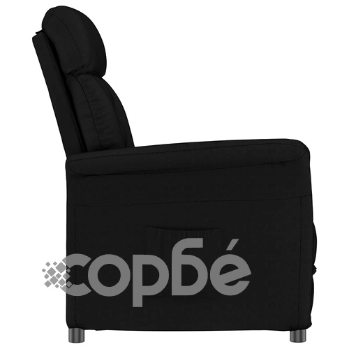 Фотьойл от Изкуствена Кожа в Черно - 70.5 x 96.5 x 95 см ➤ топ цена ➤ sorbe.bg