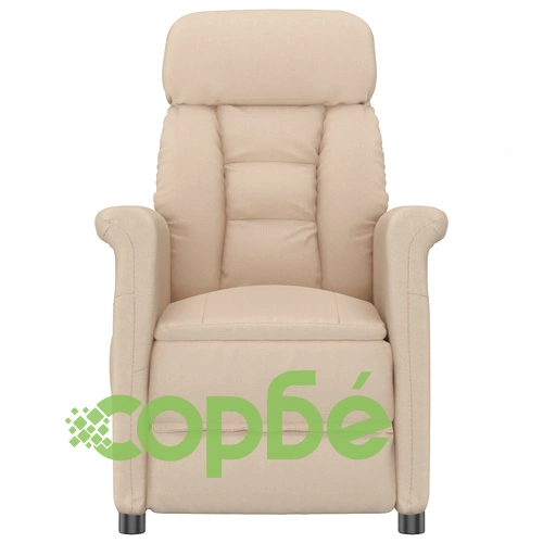 Масажен стол от микрофибър в кремав цвят с размери 70.5 x 96.5 x 95 см ➤ топ цена ➤ sorbe.bg