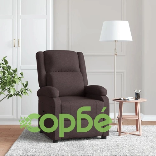 Наклоняем стол от текстил, тъмнокафяв, с 3 позиции на регулиране ➤ топ цена ➤ sorbe.bg