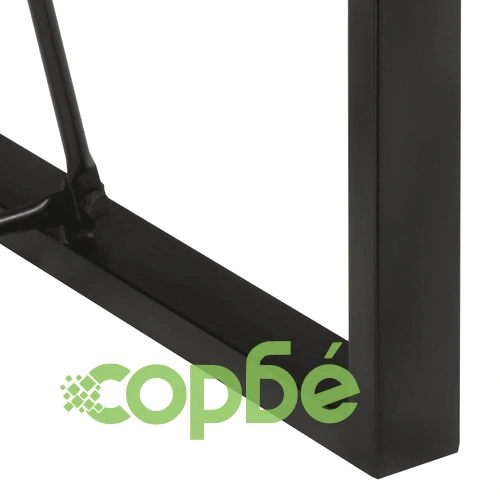 Бар маса от регенерирано масивно дърво, 140x70x110 см, с метална рамка ➤ топ цена ➤ sorbe.bg