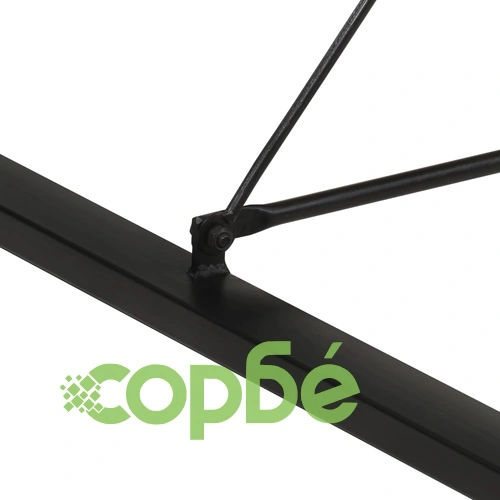 Бар маса от регенерирано масивно дърво, 175x90x110 см, индустриален дизайн ➤ топ цена ➤ sorbe.bg