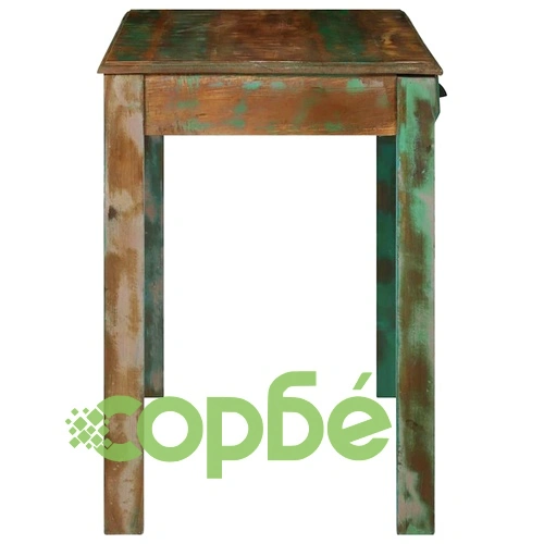 Бюро от масивна регенерирана дървесина 112x55x76 см кафяво ➤ топ цена ➤ sorbe.bg