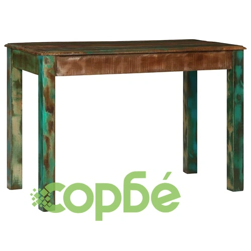 Бюро от масивна регенерирана дървесина 112x55x76 см кафяво ➤ топ цена ➤ sorbe.bg