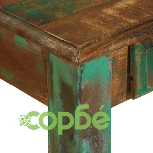 Бюро от масивна регенерирана дървесина 112x55x76 см кафяво ➤ топ цена ➤ sorbe.bg