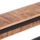 Закачалка портманто от масивно манго дърво с 5 кукички, 87x10x27 см