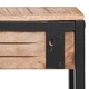 Закачалка портманто от масивно манго дърво с 5 кукички, 87x10x27 см