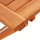 Сгъваема градинска маса от масивна акация 90x52,5x65 см
